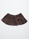 Silk Peplum Belt CHOCOLATE